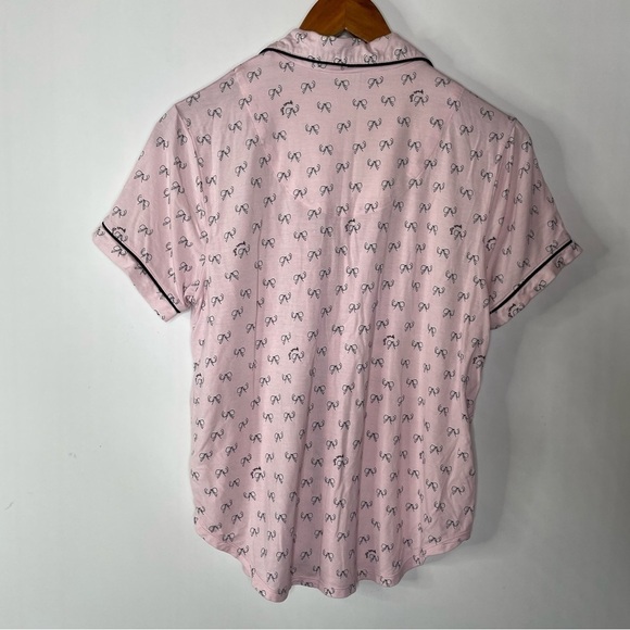 Kate Spade Bow Print Shorts Pajama Set Small - Picture 2 of 8